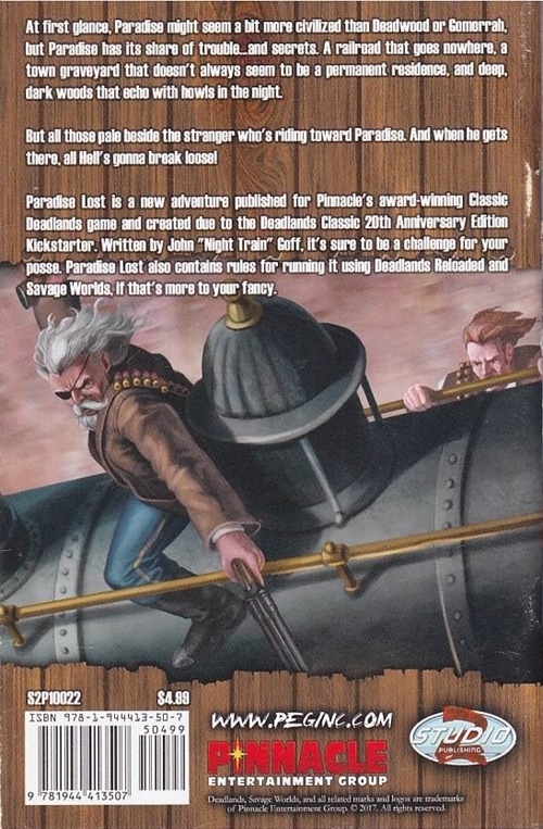 Dead Lands - Paradise Lost - Savage Worlds (B Grade) (Genbrug)